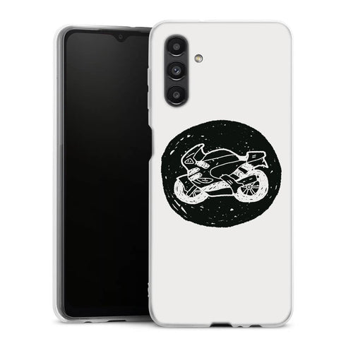 Coque Telephone Samsung A04S originale Super Moto Sportive